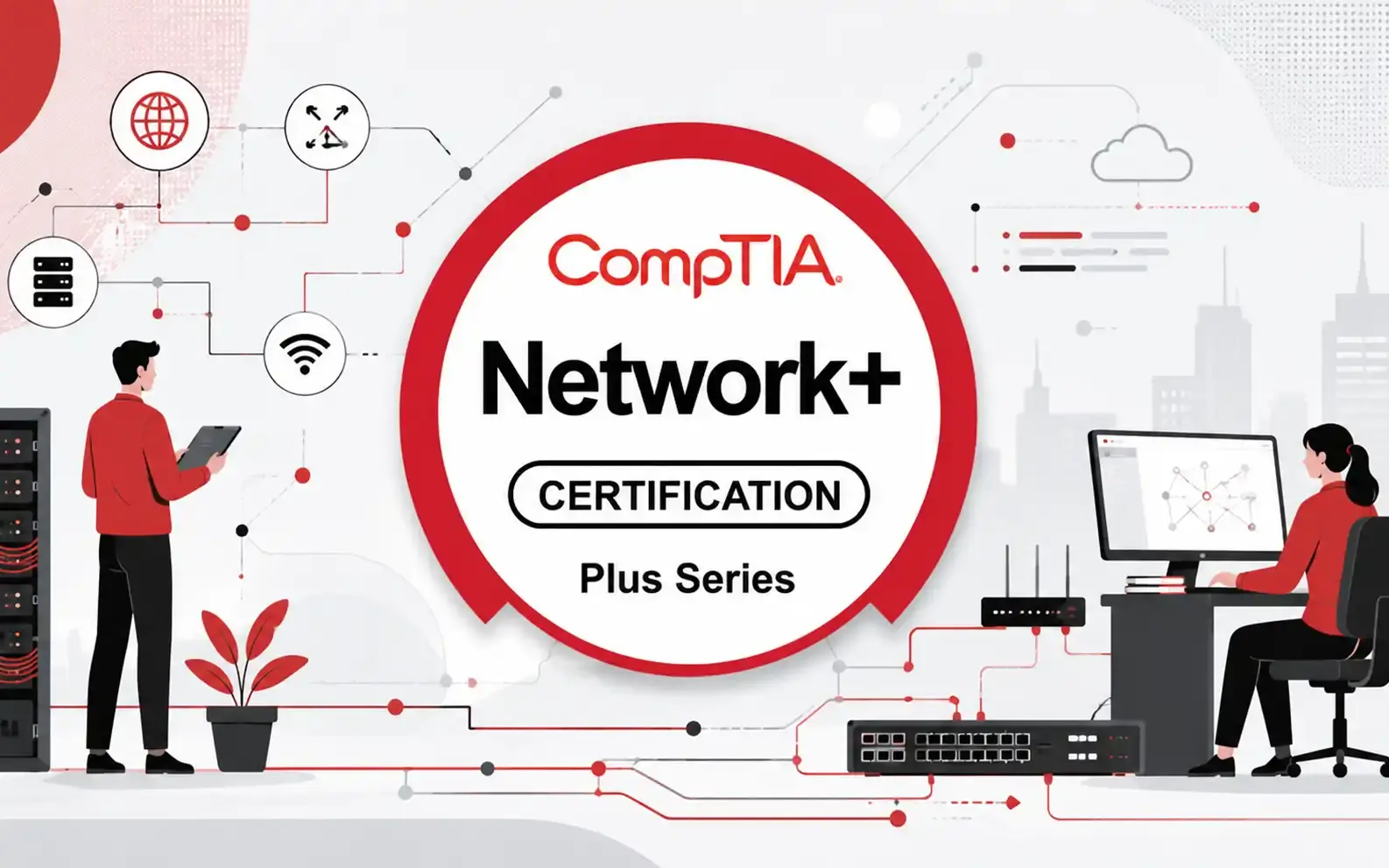CompTIA Network + course image