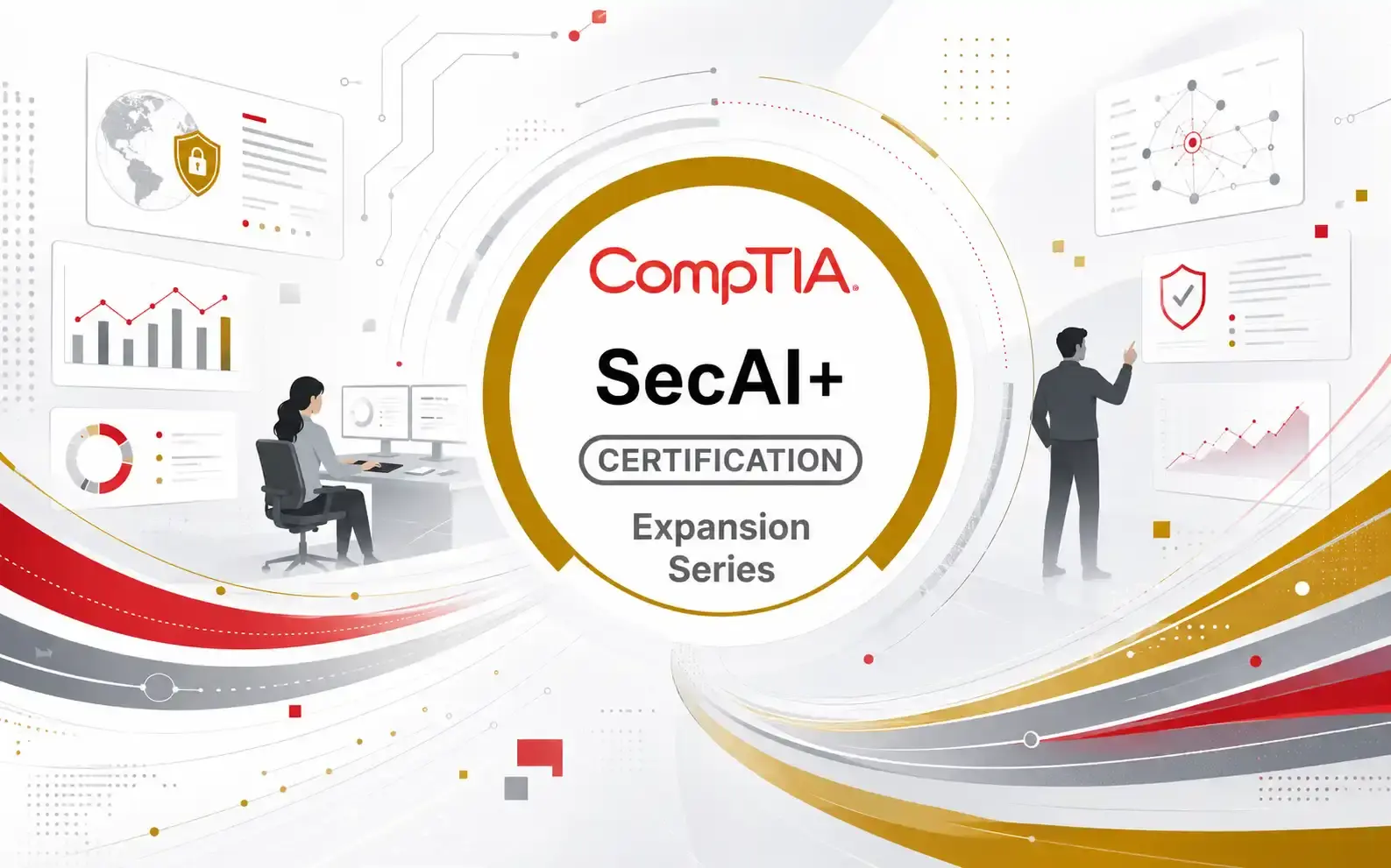  CompTIA SecAI+ course image