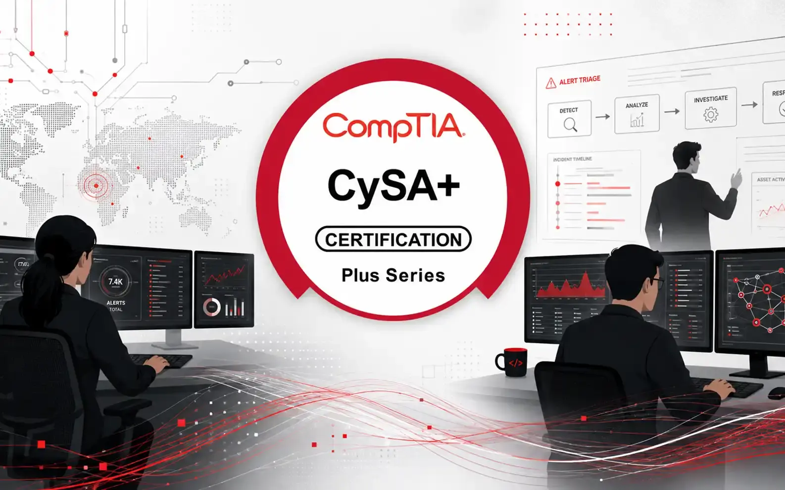 Cyber Security Analyst (CySA +) course image